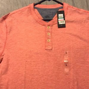 NEW Tommy Hilfiger Pink Short Sleeve Shirt L